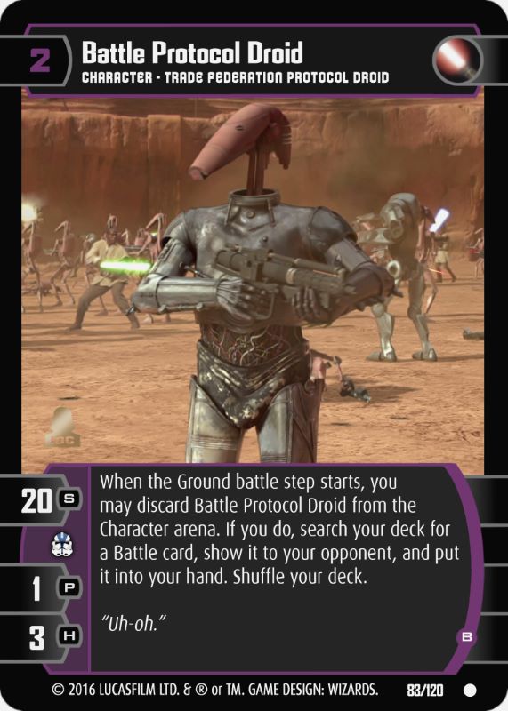 Battle Protocol Droid